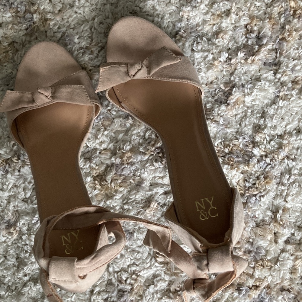 Really cute reposhed Sandals. Beige. Color, size 10 4 inch heels. Sexy!